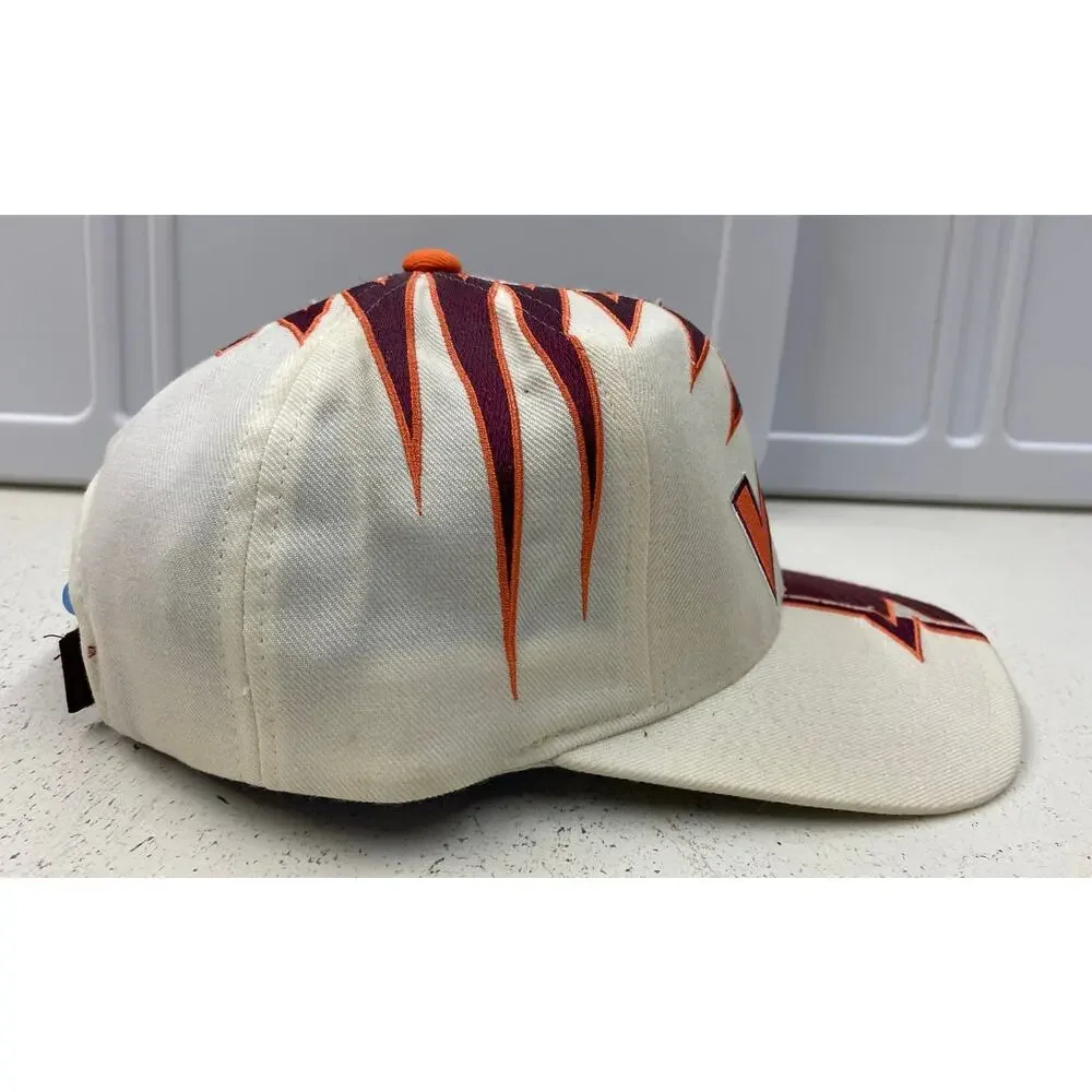 RARE VTG 90s Starter Virginia Tech VT Hokies retro shockwave strapback hat